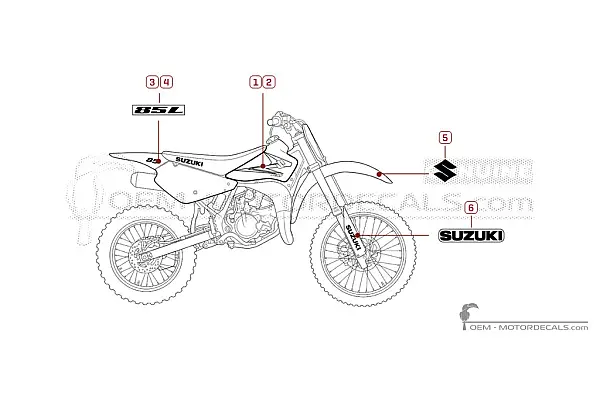 Suzuki RM85 L 2008