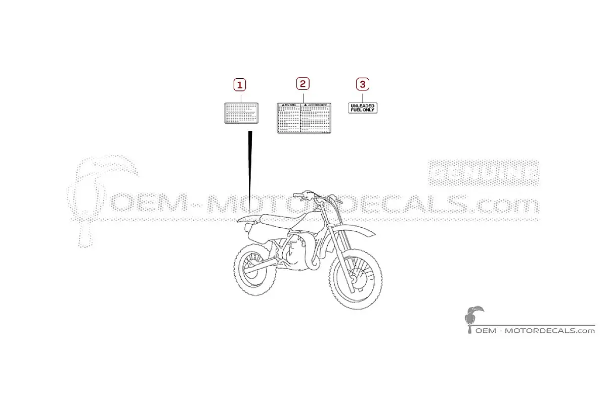 Naklejki do Naklejki ostrzegawcze • Suzuki Naklejki OEM
