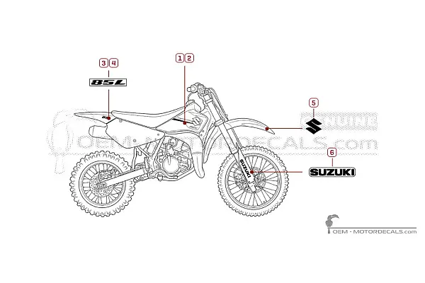 Suzuki RM85 L 2009