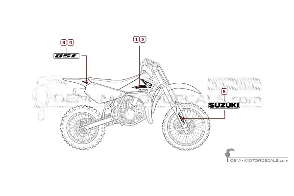 Suzuki RM85 L 2015