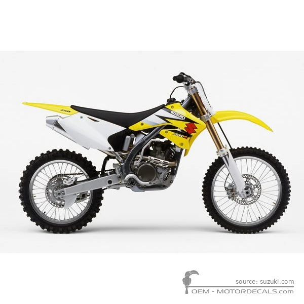 Pegatinas para Suzuki RM-Z250 2004 • Suzuki Pegatinas OEM