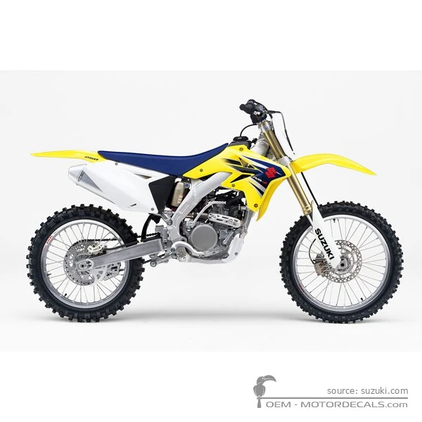 Decals for Suzuki RM-Z250 2007 • Suzuki OEM Decals