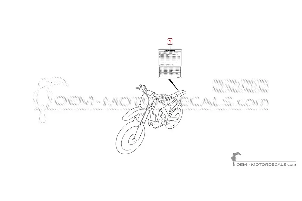 Naklejki do Naklejki ostrzegawcze • Suzuki Naklejki OEM
