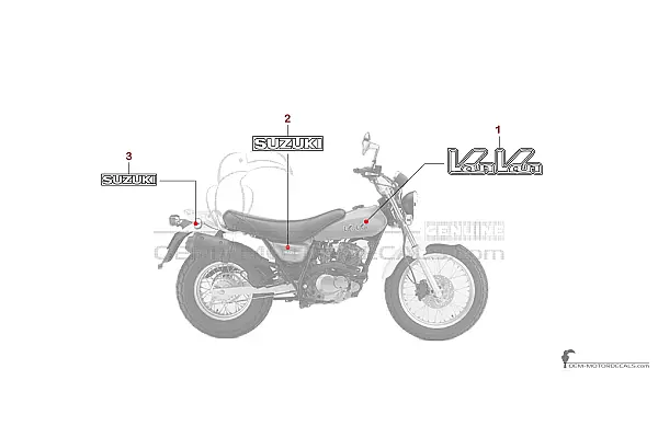 Suzuki RV125 VANVAN 2003 - Zielony