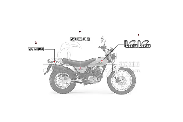 Suzuki RV125 VANVAN 2003 - Żółty