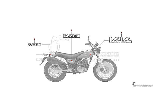 Suzuki RV125 VANVAN 2004 - Niebieski