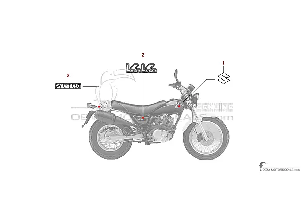 Suzuki RV125 VANVAN 2005 - Schwarz