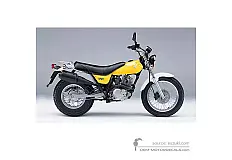 Naklejki do Suzuki RV125 VANVAN 2006 - Żółty • Suzuki Naklejki OEM