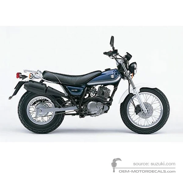Autocollants pour Suzuki RV125 VANVAN 2007 - Bleu • Suzuki Autocollants OEM