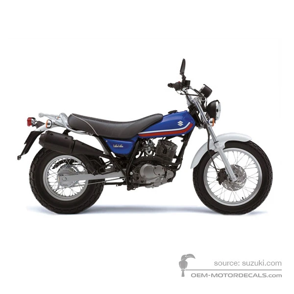 Aufkleber für Suzuki RV125 VANVAN 2008 - Blau • Suzuki OEM-Aufkleber
