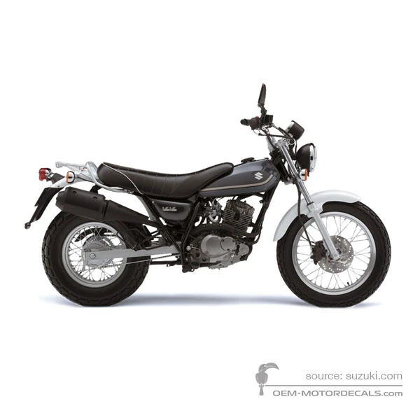Decals for Suzuki RV125 VANVAN 2008 - Gray • Suzuki OEM Decals