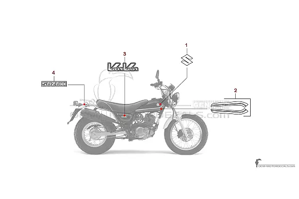 Suzuki RV125 VANVAN 2009 - Black
