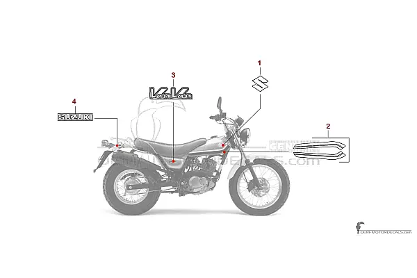 Suzuki RV125 VANVAN 2010 - Silver