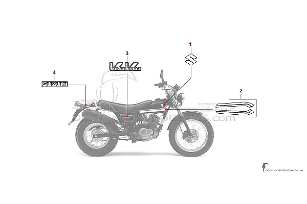 Suzuki RV125 VANVAN 2013 - Noir