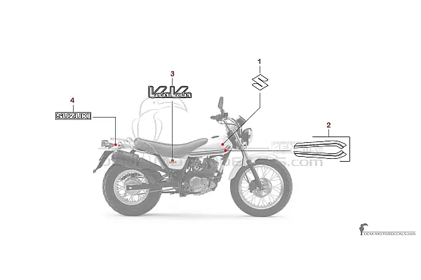 Suzuki RV125 VANVAN 2015 - Wit