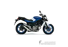 Decals for Suzuki SFV650 GLADIUS 2013 - Blue White • Suzuki OEM Decals