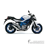Suzuki SFV650 GLADIUS 2015 - Azul Blanco