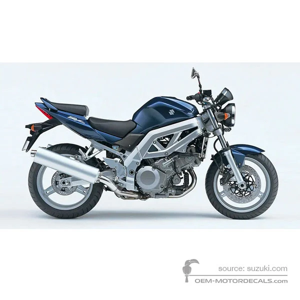 Aufkleber für Suzuki SV1000 2004 - Blau • Suzuki OEM-Aufkleber