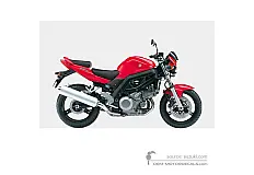 Aufkleber für Suzuki SV1000 2005 - Rot • Suzuki OEM-Aufkleber