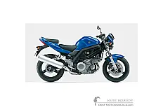 Decals for Suzuki SV1000 2007 - Blue • Suzuki OEM Decals
