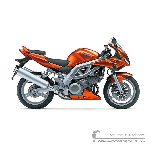 Adesivi per Suzuki SV1000S 2003 - Arancione • Suzuki Adesivi OEM