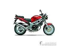 Decals for Suzuki SV650 2001 - Red • Suzuki OEM Decals