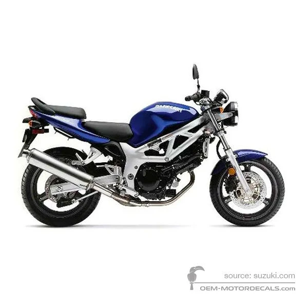 Naklejki do Suzuki SV650 2001 - Niebieski • Suzuki Naklejki OEM