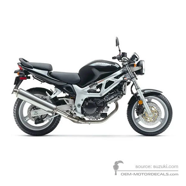 Decals for Suzuki SV650 2002 - Black • Suzuki OEM Decals