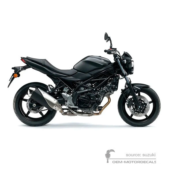 Pegatinas para Suzuki SV650 2017 - Negro • Suzuki Pegatinas OEM