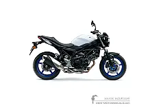 Naklejki do Suzuki SV650 2017 - Biały • Suzuki Naklejki OEM