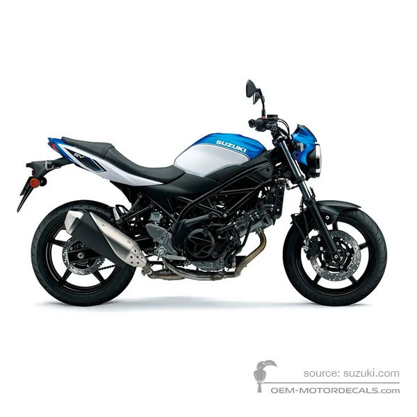 Naklejki do Suzuki SV650 2018 - Niebieski • Suzuki Naklejki OEM