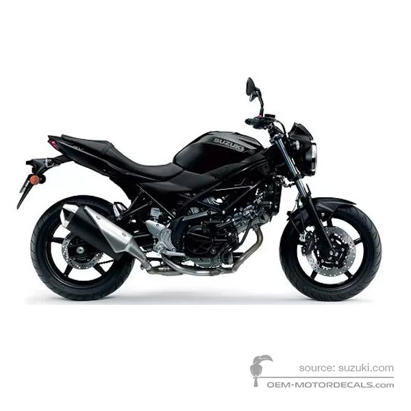 Decals for Suzuki SV650 2020 - Black • Suzuki OEM Decals