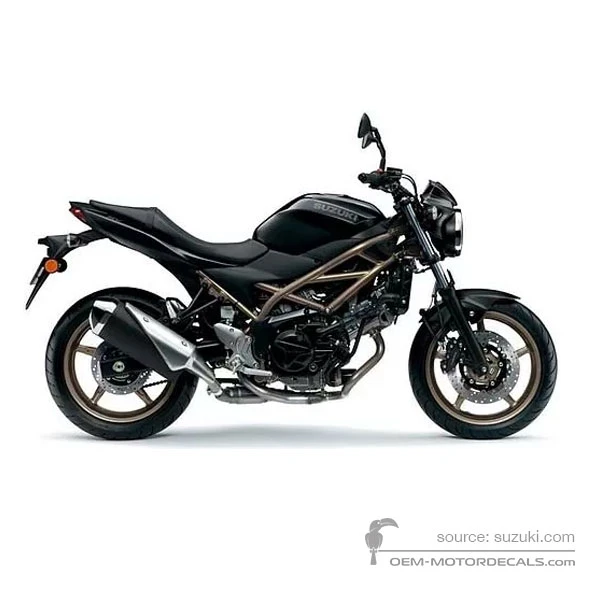 Aufkleber für Suzuki VS650 2023 - Schwarz • Suzuki OEM-Aufkleber