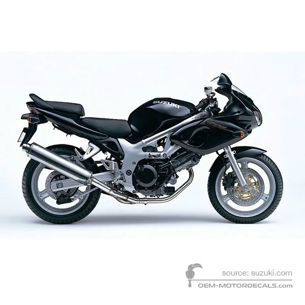 Naklejki do Suzuki SV650S 1999 - Czarny • Suzuki Naklejki OEM