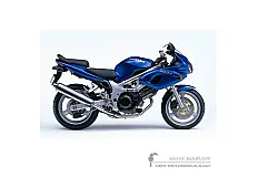 Naklejki do Suzuki SV650S 2000 - Niebieski • Suzuki Naklejki OEM