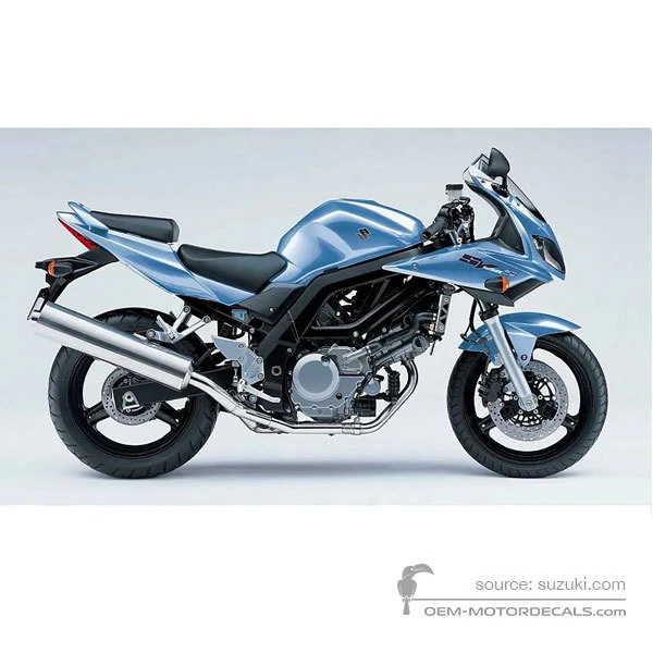 Decals for Suzuki SV650S 2006 - Silver • Suzuki OEM Decals