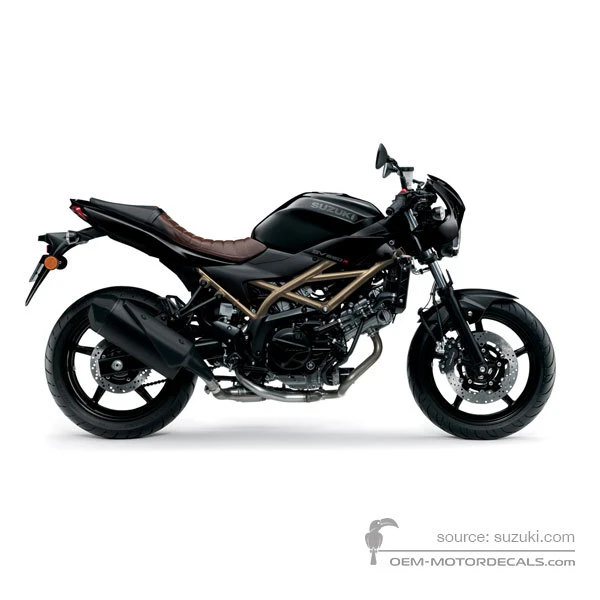Naklejki do Suzuki SV650X 2021 - Czarny • Suzuki Naklejki OEM