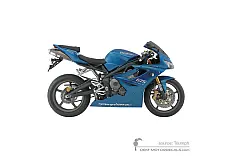 Adesivi per Triumph DAYTONA 675 2008 - Blu • Triumph Adesivi OEM