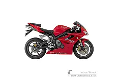 Stickers voor Triumph DAYTONA 675 2008 - Rood • Triumph OEM Stickers
