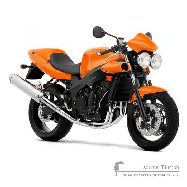 Adesivi per Triumph SPEED FOUR 2003 - Arancione • Triumph Adesivi OEM