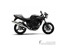 Aufkleber für Triumph SPEED FOUR 2006 - Schwarz • Triumph OEM-Aufkleber