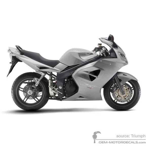 Aufkleber für Triumph SPRINT ST 1050i 2005 - Silber • Triumph OEM-Aufkleber