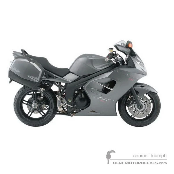 Aufkleber für Triumph SPRINT ST 1050i 2010 - Grau • Triumph OEM-Aufkleber