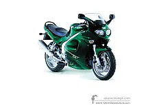 Adesivi per Triumph SPRINT ST 955i 2000 - Verde • Triumph Adesivi OEM