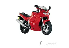 Pegatinas para Triumph SPRINT ST 955i 2001 - Rojo • Triumph Pegatinas OEM