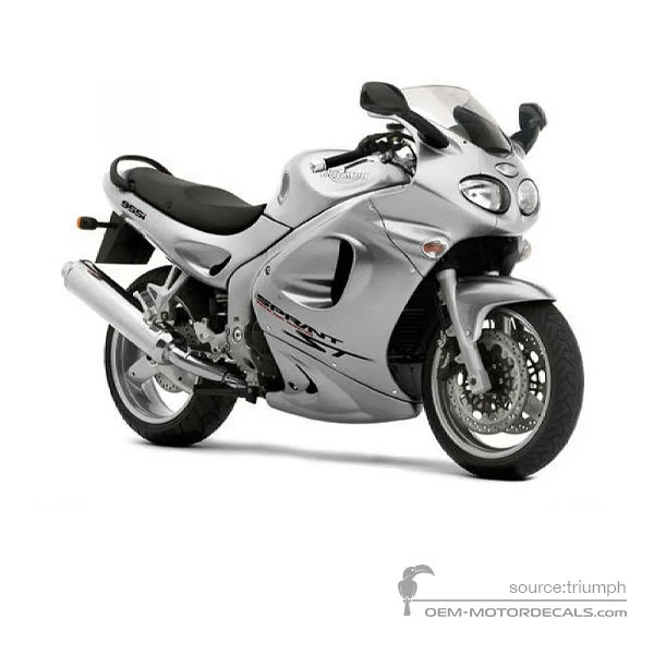 Naklejki do Triumph SPRINT ST 955i 2004 - Srebrny • Triumph Naklejki OEM