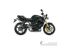 Adesivi per Triumph STREET TRIPLE 675 2008 - Nero • Triumph Adesivi OEM