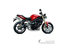 Decals for Triumph STREET TRIPLE 675 2010 - Red • Triumph OEM Decals