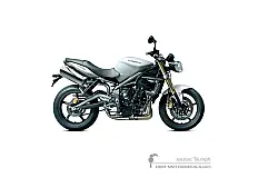 Pegatinas para Triumph STREET TRIPLE 675 2011 - Blanco • Triumph Pegatinas OEM