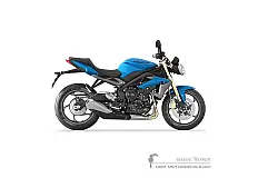 Autocollants pour Triumph STREET TRIPLE 675 2013 - Bleu • Triumph Autocollants OEM